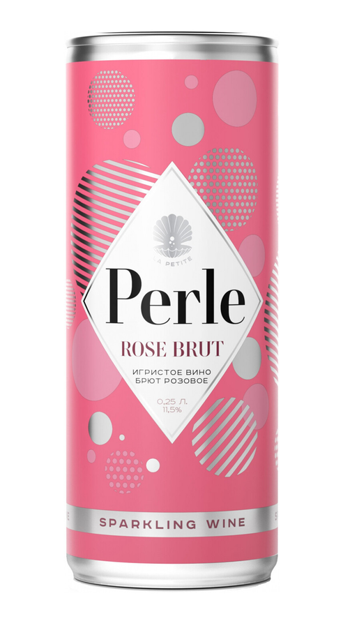 картинка Вино игристое "Ла Петит Перле" роз/брют  0,25л 11.5% от магазина Солнышко